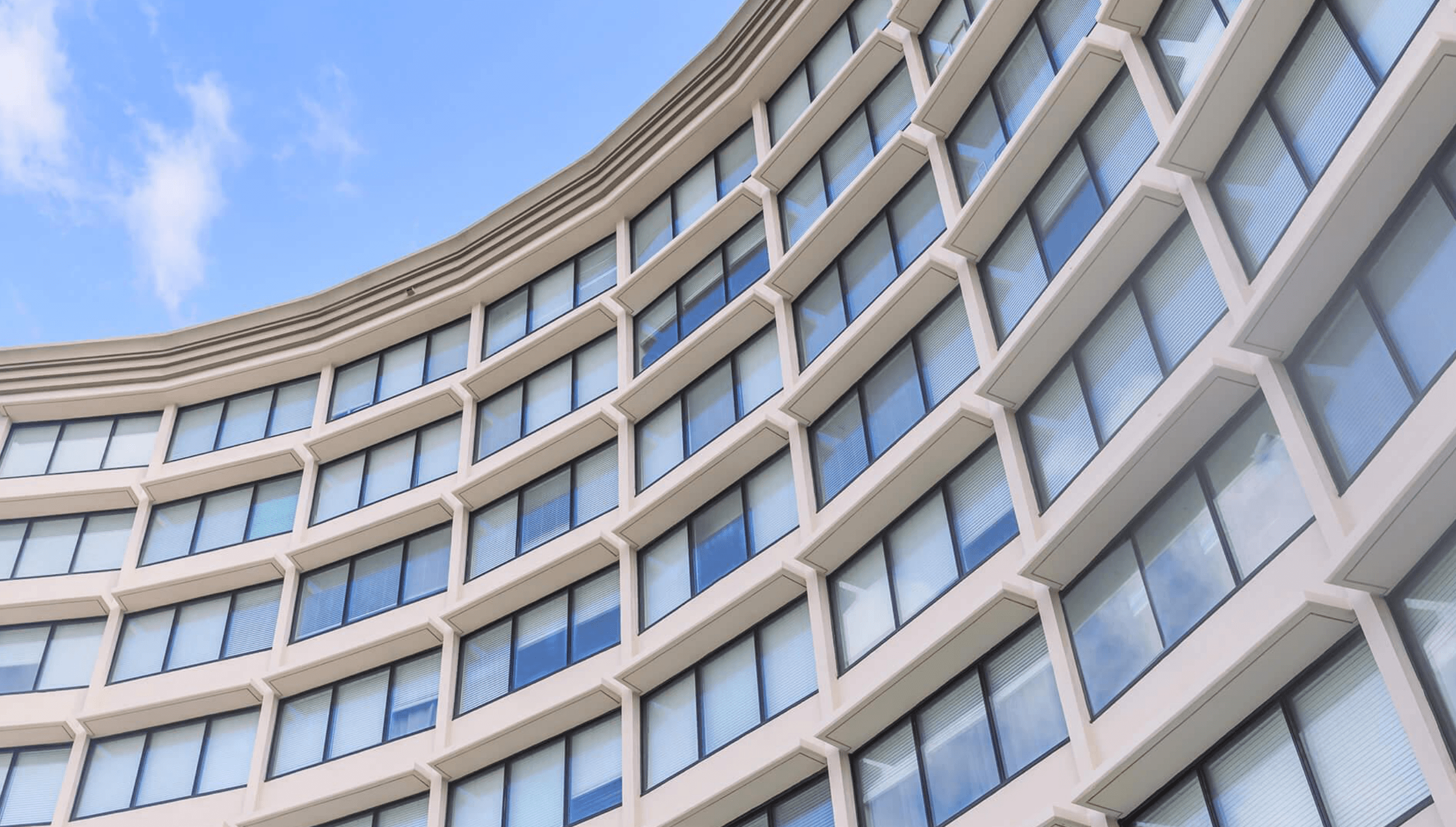 large building with glass windows